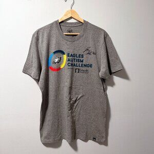 New Signed Jason Kelce Eagles Autism Challenge Shirt
